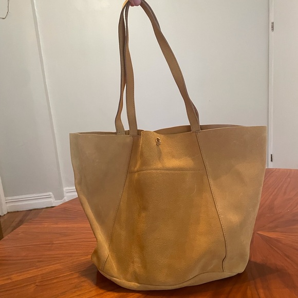Madewell Handbags - Madewell Eslewhere Suede Tote Bag NWOT